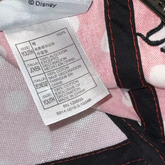 Minnie Mouse Disneyland Parks Polka Dot Youth Cap Hat Ears & Red Bow Authentic - Picture 8 of 9